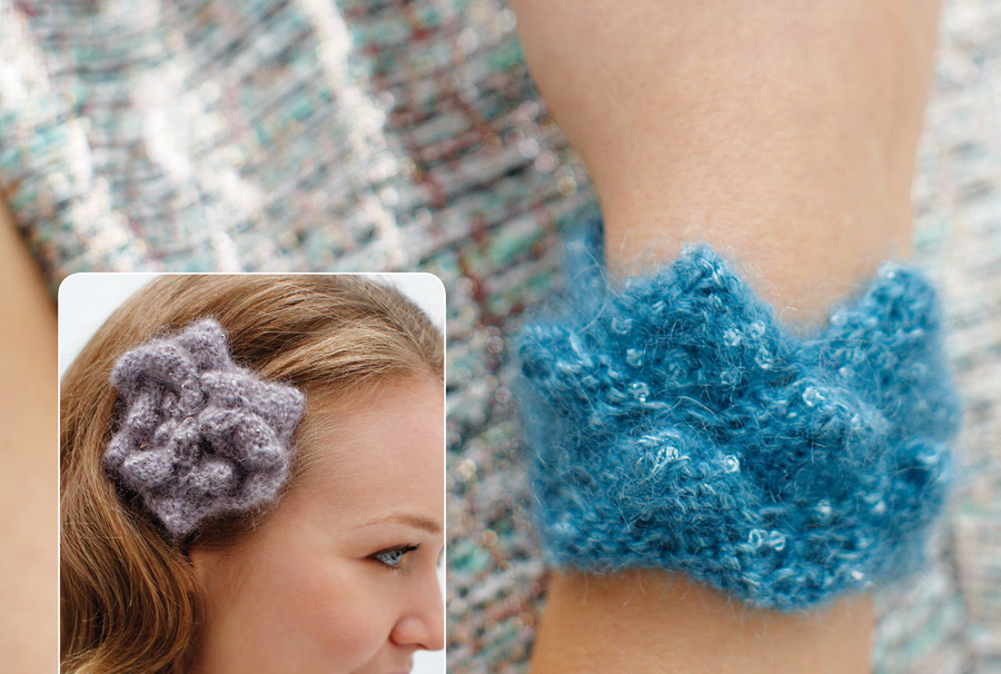 Rowan Shine - Accessoires en laine et perles Swarovski