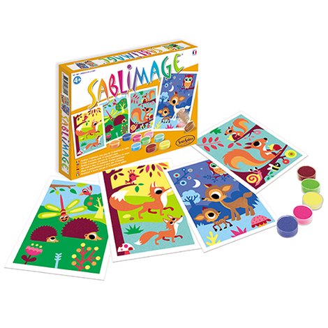 Sablimage : kleine zand schilderijen 