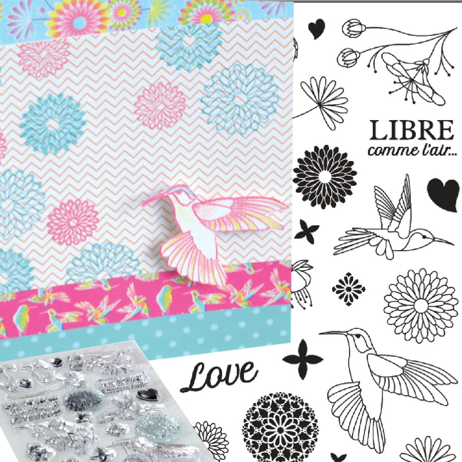 Clearstamps voor een exotische carterie