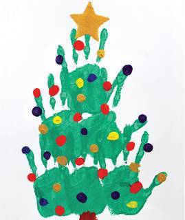 Peinture Tactil Color Arbre de Noël