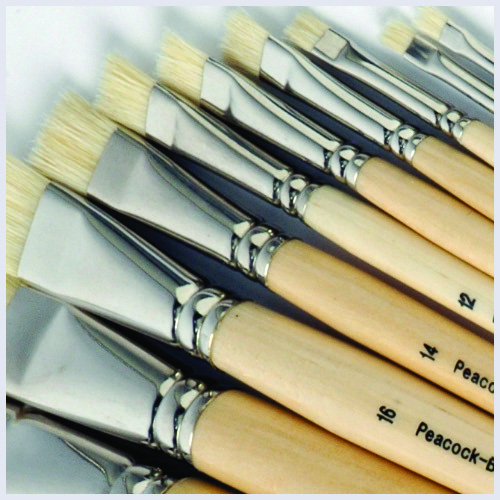 Pinceaux pour la peinture à l'huile - Assortiment