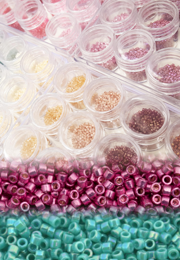 Parels weven - Nieuwe kleurassortimenten