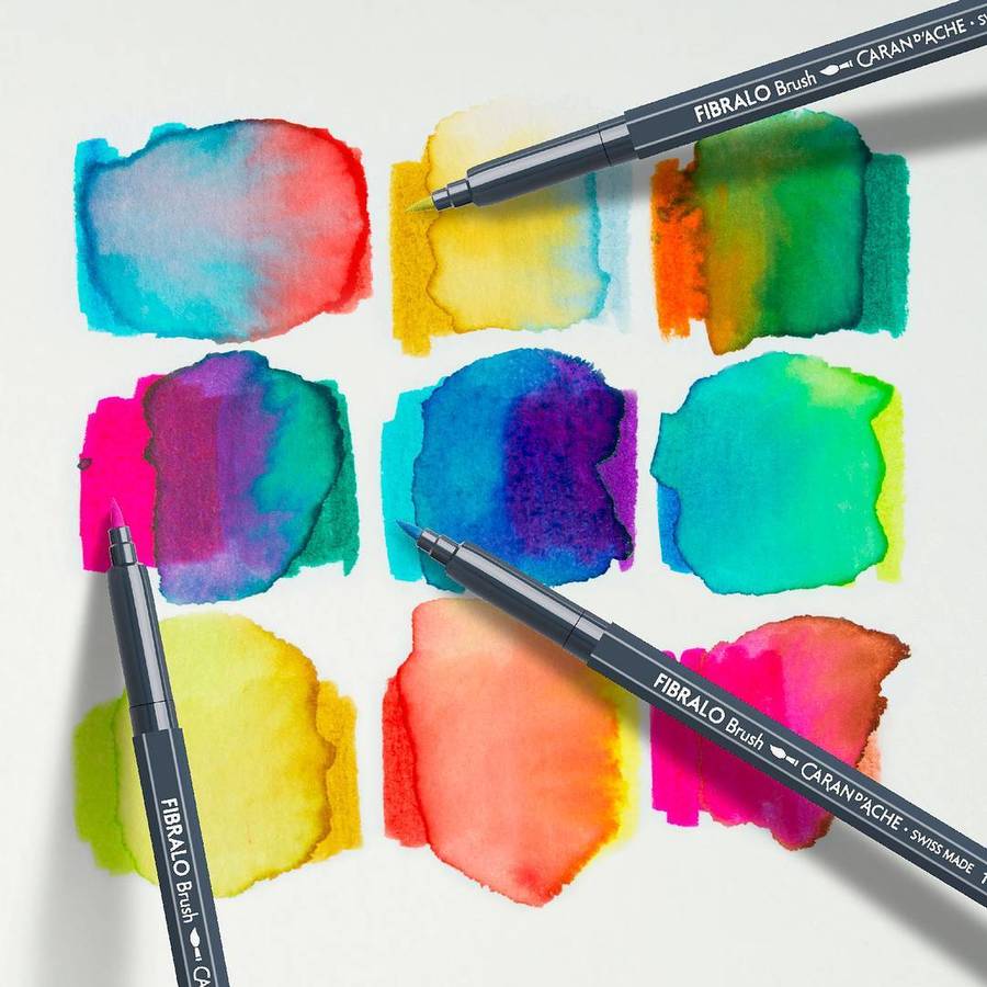 Fibralo Aquareleerbare markers van Caran d'Ache