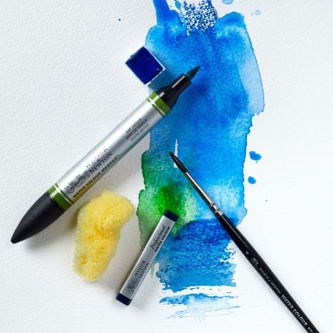 Aquarel markers en sticks door Winsor & Newton