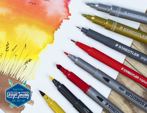 Design Journey van Staedtler : Het wilde natuur schilderen !