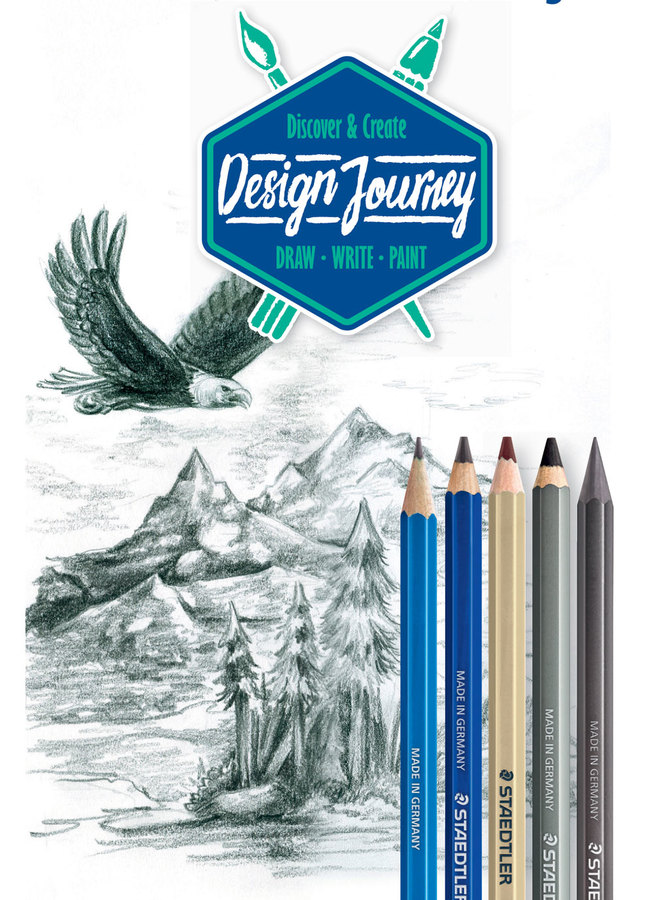Design Journey van Staedtler : grafiet potloden om te tekenen