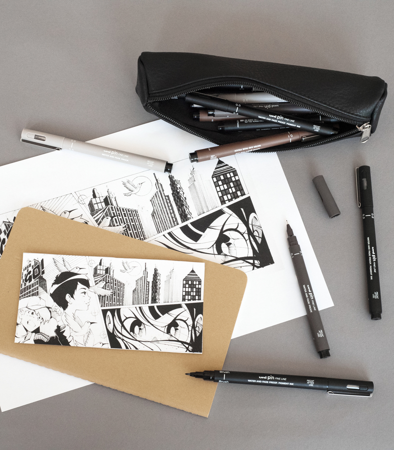 Uni Pin Fineliner viltstift: een onuitwisbare tekening