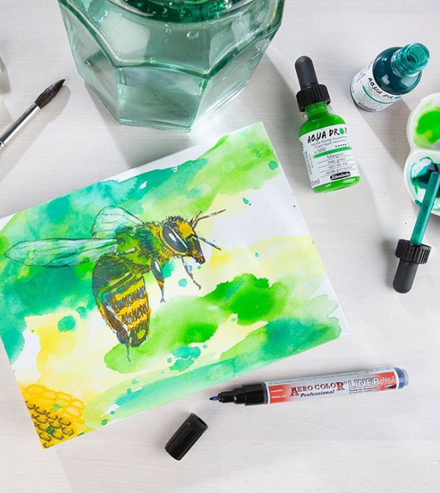 Aquadrop van Schmincke - vloeibare aquarel