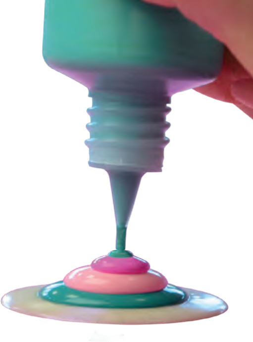 3D painting - Blob Paint van Viva Decor