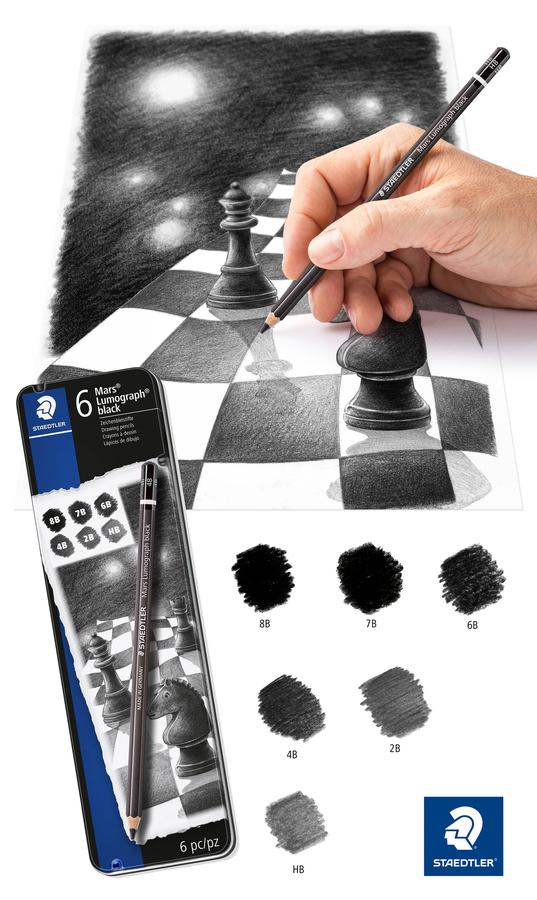 Découvre l’intensité de Mars Lumograph Black
