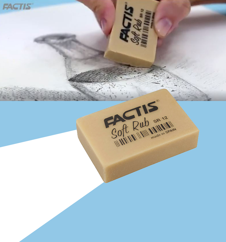 Factis Soft Rub : une gomme extra soft !
