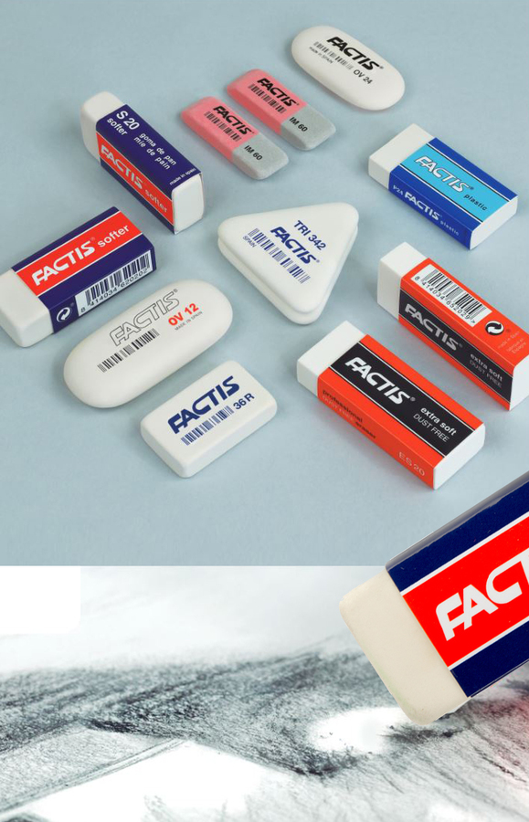 Les gommes Factis : un large choix