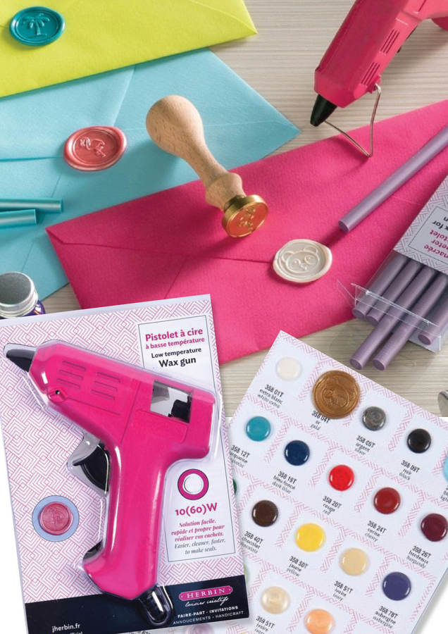 Zegellak voor pistool van Herbin