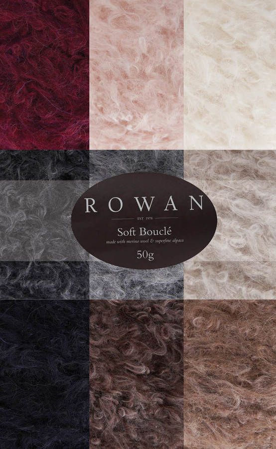 Seizoensbreiwerk met Soft Bouclé wol van Rowan