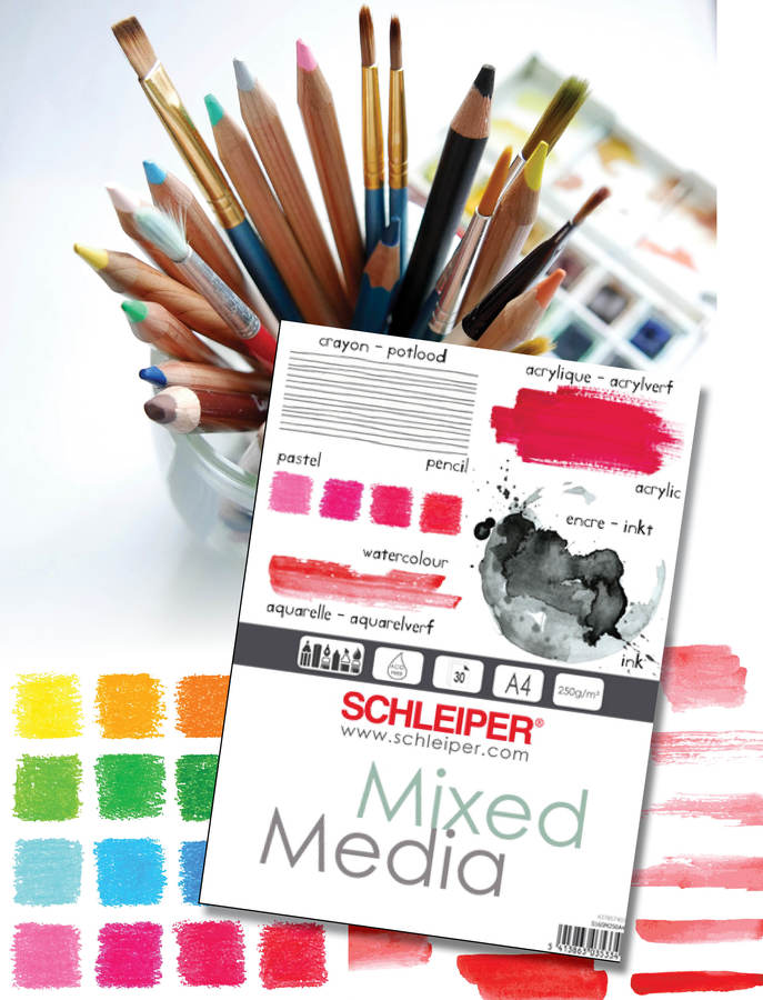Schleiper Mixed media : Multi-technische papierblokken