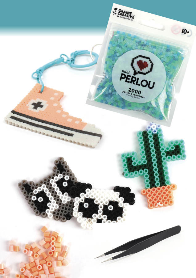 Mini Perlou : miniatuurcreaties in strijkkralen