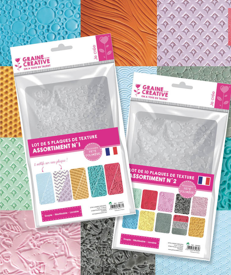Plaques de texture pour pâte polymère