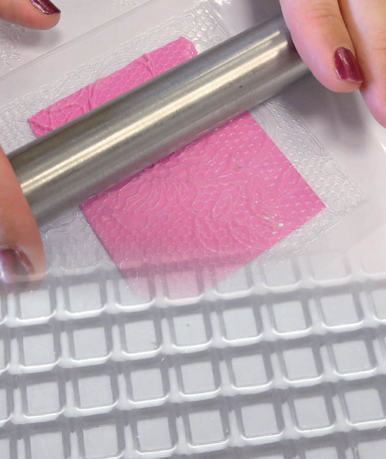 Plaques de textures souples recto verso pour FIMO