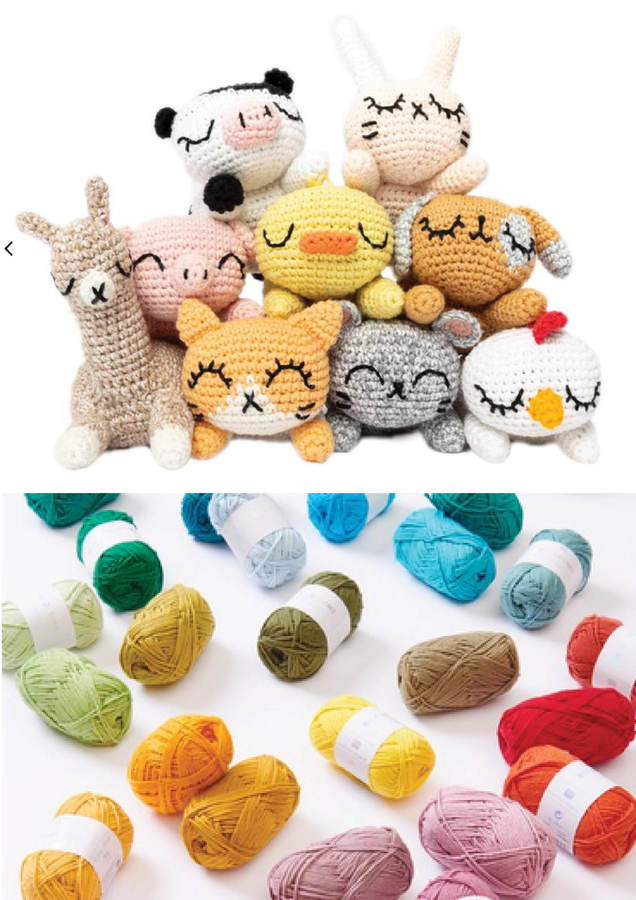 Pelotes de coton Ricorumi : crocheter coloré !