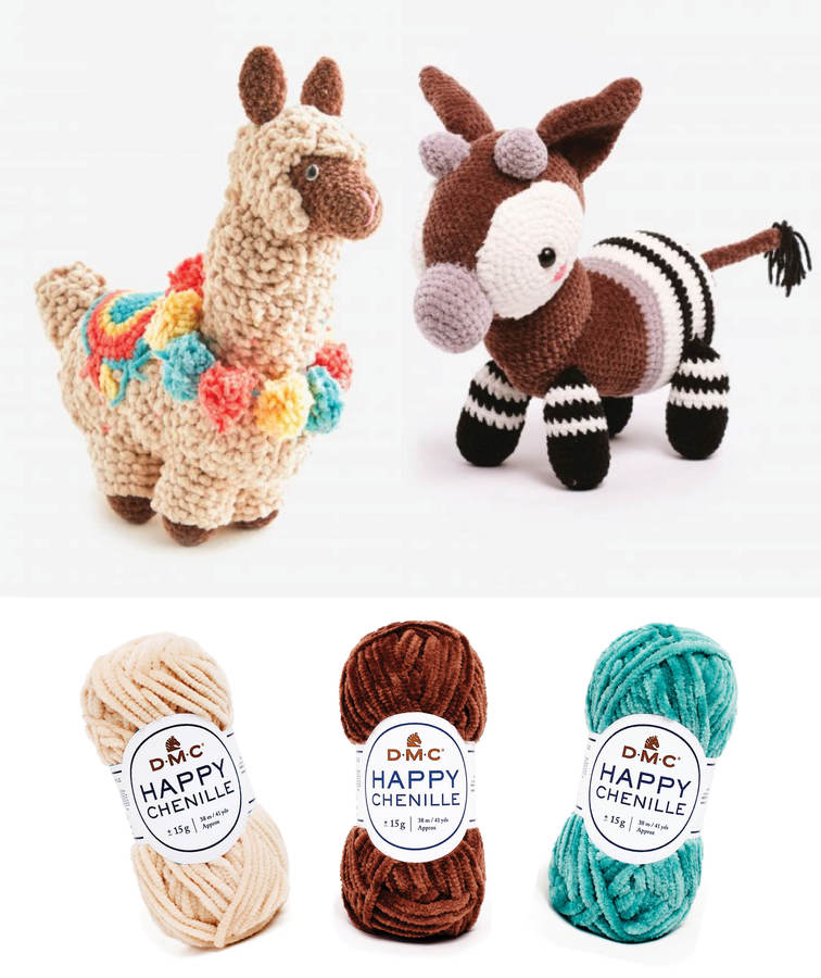 Happy Chenille : fil de velours tout doux