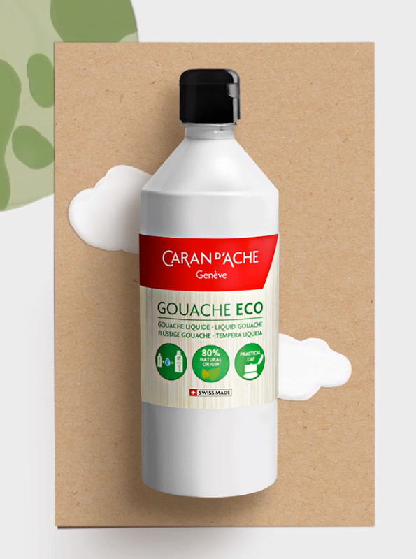 Ecologie et Economie avec la gouache Eco de Caran d'Ache