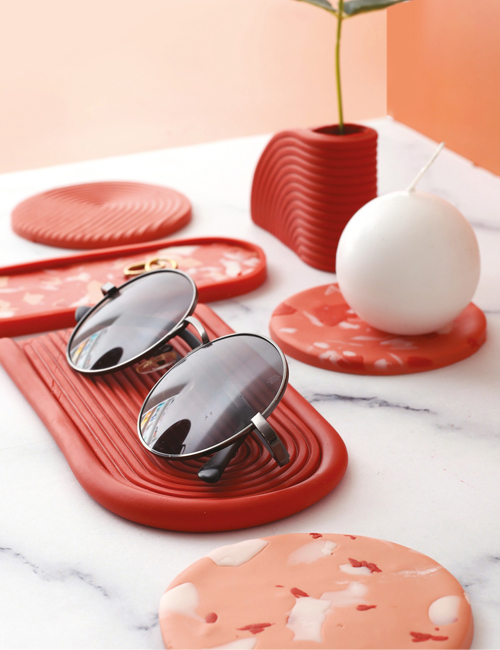 Accessoires déco façon terracotta avec FIMO