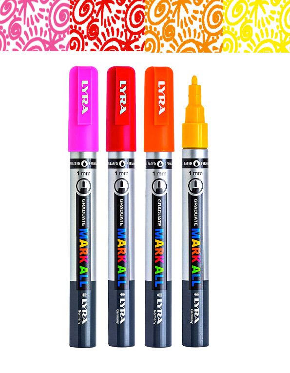 Mark all : les feutres acryliques