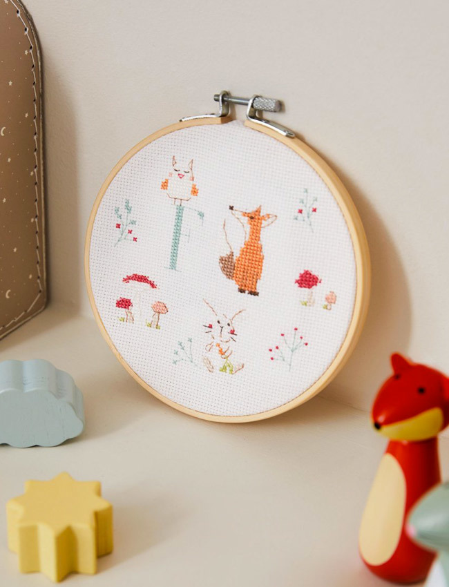 Cadeau Déco au point de croix avec DMC
